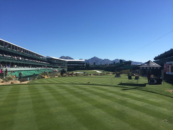 Product testing at the Waste Management Phoenix open #WMPhoenixOpen #spotted #speedrulz #matrixshafts https://t.co/5YBS8G4AD4